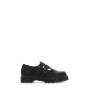 Zwarte Leren Loafers met Verstelbare Bandjes Dr. Martens , Black , Dam...