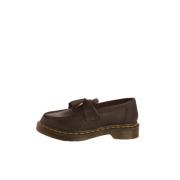 Bruine Leren Moccasinschoenen met Kwastjes Dr. Martens , Brown , Dames