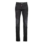 Stijlvolle Slim-fit Jeans Dsquared2 , Black , Heren