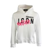 Eeuwige Icoon - Witte Hoodie Dsquared2 , White , Dames