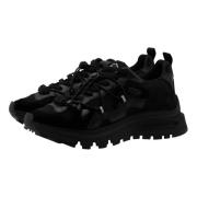 Lace Up Run Sneaker M436 Dsquared2 , Black , Heren