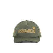 Elegante Logo Cap - Chlorophylle Dsquared2 , Green , Heren