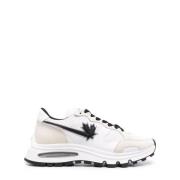 Suede Gym Sneakers Dsquared2 , White , Heren