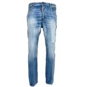 Blauwe Skinny Jeans voor Mannen Dsquared2 , Blue , Heren
