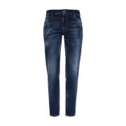 Skinny Twiggy Jeans Dsquared2 , Blue , Dames