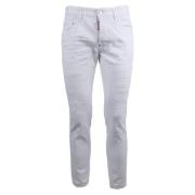 Slim-fit Broek Dsquared2 , White , Heren