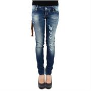 Stijlvolle Upgrade: 470 Skinny Jeans Dsquared2 , Blue , Dames