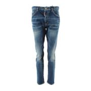 Heren Skinny Blauwe Jeans Dsquared2 , Blue , Heren