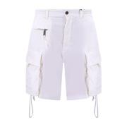 Comfortabele katoenen bermuda shorts Dsquared2 , White , Heren