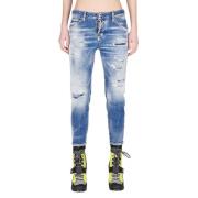 Cool Girl Slim-Fit Jeans Dsquared2 , Blue , Dames