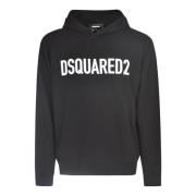 Zwarte Cool Sweat Sweaters Dsquared2 , Black , Heren