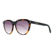 Bruine Dames Zonnebril, Ovaal Model Dsquared2 , Brown , Dames