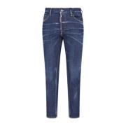 Slim-fit Denim Jeans voor Heren Dsquared2 , Blue , Heren