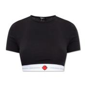 Cropped top Dsquared2 , Black , Dames