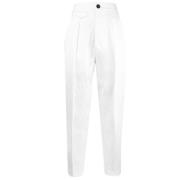 Witte broek met hoge taille Dsquared2 , White , Dames