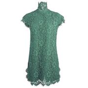 Groene Kanten Korte Mouw Jurk Dsquared2 , Green , Dames