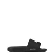 Zwarte Heren Sandalen Dsquared2 , Black , Heren