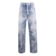 Hoge taille denim jeans Dsquared2 , Blue , Dames