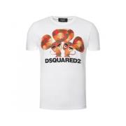 Witte Cool Fit T-Shirt Dsquared2 , White , Heren