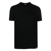 Icon T-Shirt Heren Zwart/Blauw/Wit Dsquared2 , Black , Heren