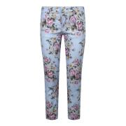 Bloemenprint Slim-Fit Broek Dsquared2 , Multicolor , Dames