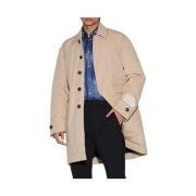 Gewatteerde trenchcoat van stretchkatoen Dsquared2 , Beige , Heren