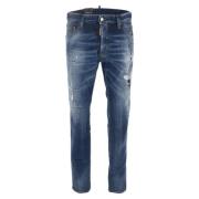 Heren Denim Mode Dsquared2 , Blue , Heren