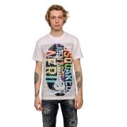 Chic Wit T-Shirt Dsquared2 , White , Heren