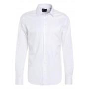 Slim Stretch Overhemd Emporio Armani , White , Heren