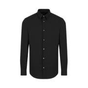 Zwarte overhemden, Model: 8N1C09 1Ni9Z.0999 Emporio Armani , Black , H...
