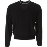 Stijlvolle Sweaters voor Heren Emporio Armani , Black , Heren
