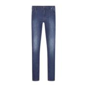 Lichte Was Comfort Jeans Emporio Armani , Blue , Heren