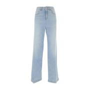 Klassieke Straight Fit Denim Jeans Emporio Armani , Blue , Dames