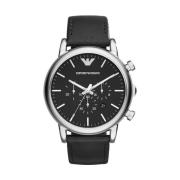 Chrono Luigi XLarge Horloge Emporio Armani , Black , Unisex