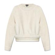Fleece sweatshirt Emporio Armani , Beige , Dames