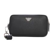 Pochette met Afneembare Band en Bovenritssluiting Emporio Armani , Bla...