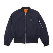 Omkeerbare blauw en oranje bomberjack Emporio Armani , Blue , Heren