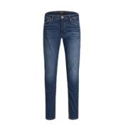Slim Fit Denim Jeans met Vijf Zakken Emporio Armani , Blue , Heren