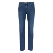 Slim-Fit Tejano Denim Jeans Emporio Armani , Blue , Dames