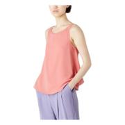 Lisa Vesti Mouwloze Top Emporio Armani , Orange , Dames