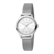 Zilveren Damesmode Horloge Esprit , Gray , Dames