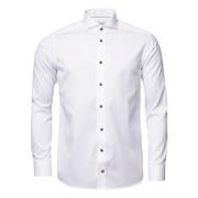 Veelzijdig Wit Overhemd met Cut Away Kraag Eton , White , Heren