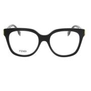 Luxe Damesbrillen Fendi , Black , Dames