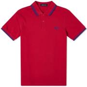 Klassieke Twin-Tipped Polo Fred Perry , Red , Heren