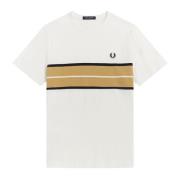 Trampaneel T-shirt M3670 - Sneeuwwit Fred Perry , White , Heren
