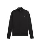 Sweatshirt met rits Fred Perry , Black , Heren