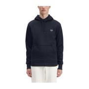 Klassieke hoodie met sportief detail Fred Perry , Blue , Heren