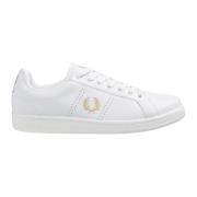 Leren Sneakers Klassieke Stijl Fred Perry , White , Heren