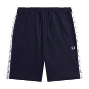 Taped Tricot Sportshorts Fred Perry , Blue , Heren