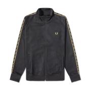 Authentiek Taped Track Jacket Zwart 1964 Gold-L Fred Perry , Black , D...